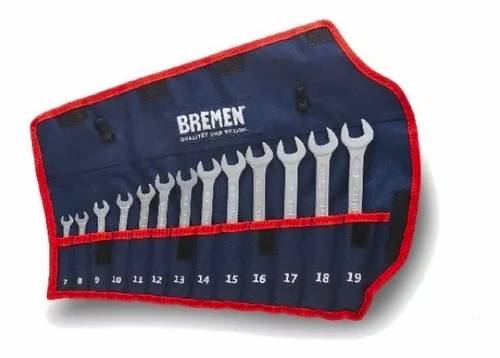 Juego De Llaves Combinada Bremen Mm 7-19 C/Estuche Cd.:7176