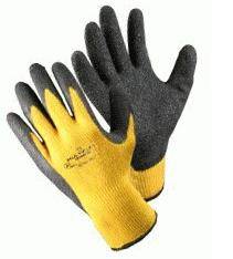 Guante Multiflex Negro/Amarillo Poliester Latex