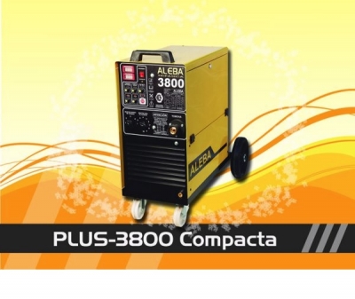 Soldadora Mig-Mag Aleba Trif. Plus-3800 Compacta 400Amp. (Ciclo 100% / 10Min. 235Amp.)