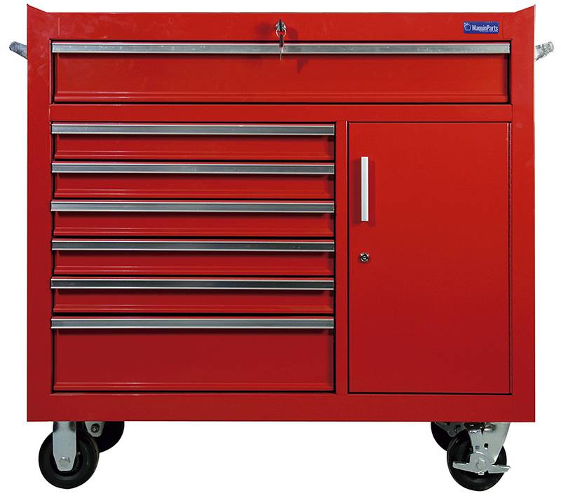 Caja De Herramientas Metalica 6 Caj. Compar. Vertical 1067 X 458 X 853 Mm.
