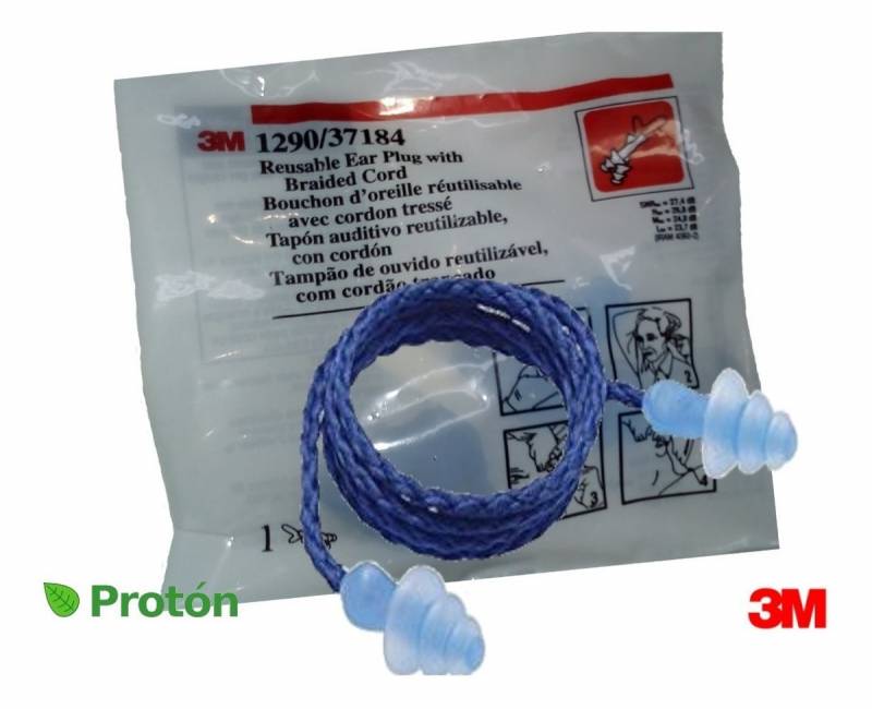 Protector Auditivo 3M De Silicona 1290 S/Cajita