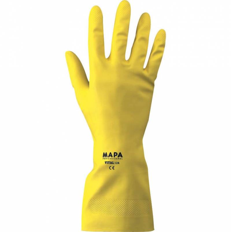 Guante Latex Amarillo Mapa Vital 124