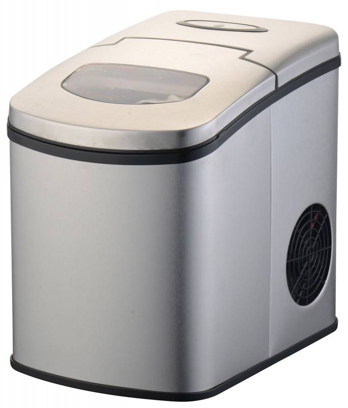 Fabricadora De Hielo P/ Hogar Gris Inox. P/12Kg Fh18Ai