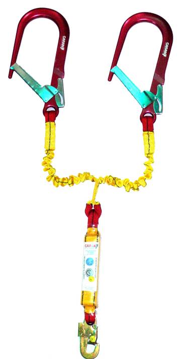 Elemento Anticaida Caran 3010/2 Dobl. Elast. 1,50Mts Mosq.110Mm C/Amor.