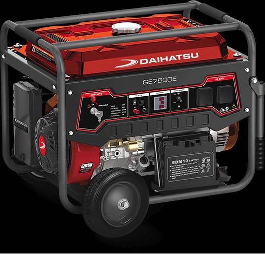 Generador Grupo Electrogeno Daihtsu - 15Hp - Monof.- 6500W - Ge7500E