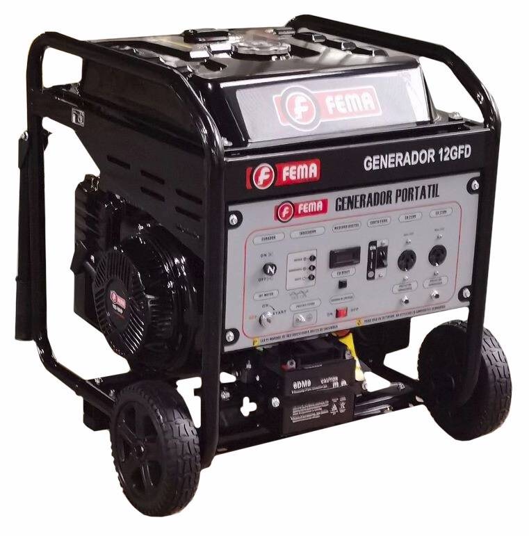 Generador Fema Inverter 12Gfd- Monof. - 18Hp- 8Kw