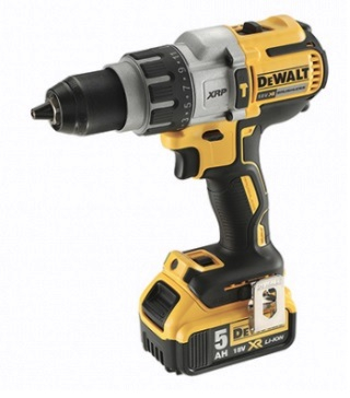 Taladro Atornillador Dewalt Dcd-996P1T - C/Percutor -  Vel. Va.y Rev. -  20V 13Mm