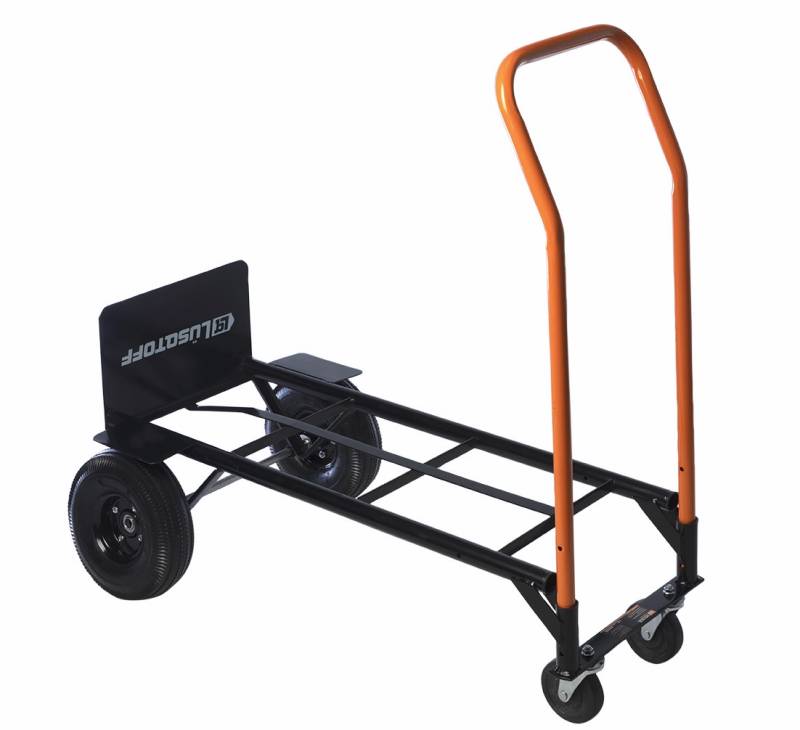 Carro Porta Bultos Multifuncion Lusqtoff C/R. Neumaticas Cap.250Kg - Lqc-250