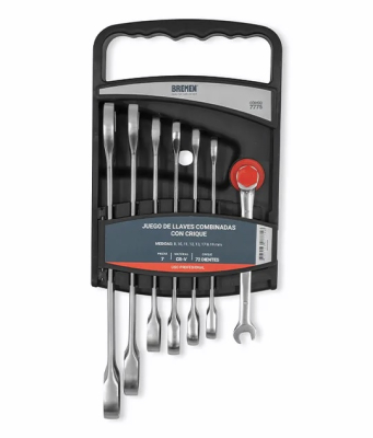 Juego Llave Combinada C/ Criquet Mm (7 A19) 12Pz. Cd.:7775