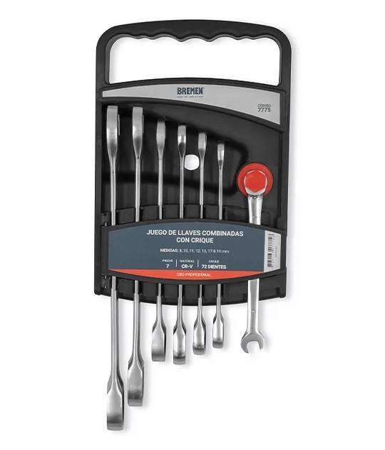 Juego Llave Combinada C/ Criquet Mm (7 A19) 12Pz. Cd.:7775