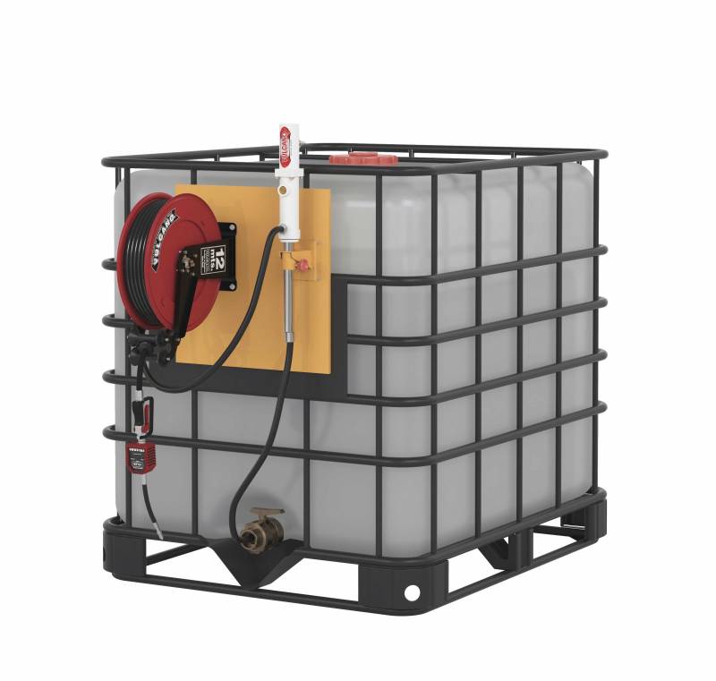 Kit Para Contenedor De Aceite - (Bomba+Enrollador+Manguera+Pistola) - Ka294