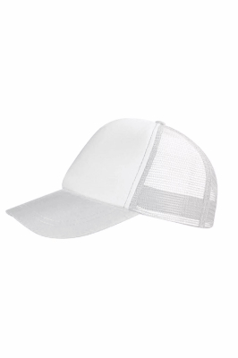 Gorro Tipo Truker Dorso Mesh (Malla) Beige