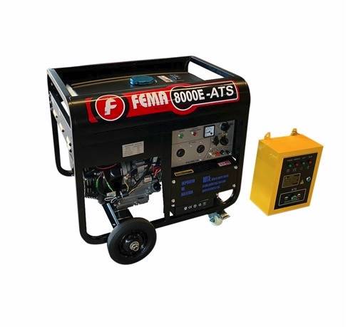 Generador Fema 8000-Monofasico-16Hp-6.5Kw.220 V-7Kw-C/Ats